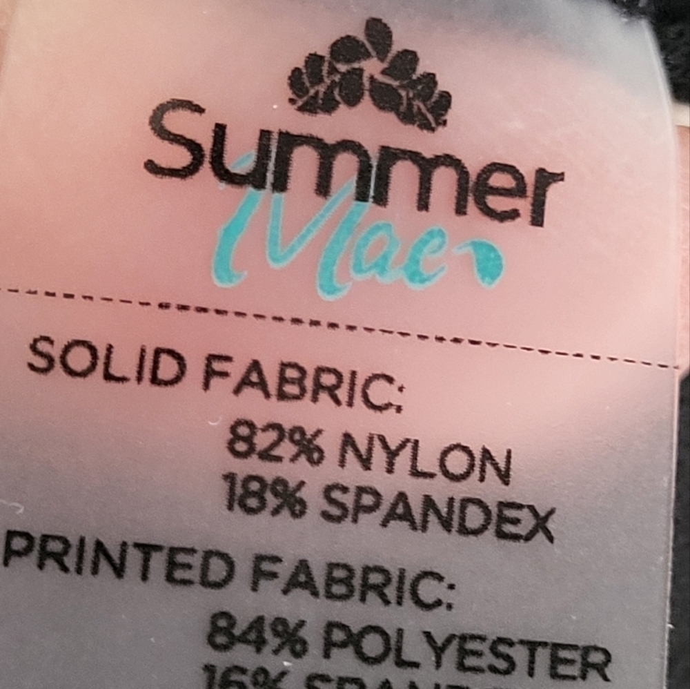 Summer Mae Paisley Print Adjustable Strap Swim Dress Size 18W - Picture 9 of 13